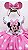Vestido Minnie Rosa Tematicos Luxinho - Imagem 5