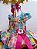 Vestido Infantil Junino Luxo Xadrez Colorido Festa São João - Imagem 8