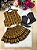 Conjunto Xadrez Infantil Quadrilha Junino Amarelo - Imagem 2