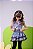 Conjunto Xadrez Infantil Quadrilha Junino Azul Bebe - Imagem 4