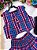 Conjunto Xadrez Infantil Quadrilha Junino Azul Marinho - Imagem 5