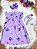 Vestido Infantil Trapézio da Princesa Sofia Azul Manga Flu-Flu - Imagem 3