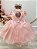 Vestido Infantil Rose Jardim Encantado com Renda - Imagem 3