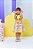 Vestido Infantil Coelhinho da Páscoa Amarelo Luxo Festas - Imagem 9
