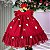 Vestido Jardim das Borboletas Baby Liz Vermelho - Imagem 1