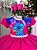 Vestido Lilo Stitch Pink Saia Glitter Luxo - Imagem 2