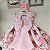 Vestido Bailarina Rosa Floral Infantil Luxo - Imagem 2