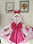 Vestido Bailarina Barbie Rosa Infantil Luxo - Imagem 2