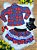 Conjunto Meninas Junino Camisa Vermelha Com Saia Xadrez - Imagem 6