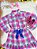 Conjunto Meninas Junino Camisa Rosa Com Mini Saia Xadrez - Imagem 2