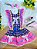 Vestido Infantil Junino Rosa Chiclete Xadrez Colorido Festas - Imagem 2