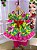 Vestido Junino Infantil Pink Rosilda - Imagem 3