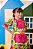 Vestido Junino Infantil Pink Rosilda - Imagem 8