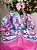 Vestido Infantil Junino Celebração Caipira Pink - Imagem 2