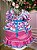 Vestido Infantil Junino Celebração Caipira Pink - Imagem 5