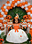 Vestido Moana Tematicos Kids Infantil Festa Luxo - Imagem 2