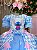 Vestido Junino Luxo Lilo Stitch Azul Bebe Modelo 2 - Imagem 2