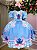 Vestido Junino Luxo Lilo Stitch Azul Bebe Modelo 2 - Imagem 1