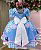 Vestido Junino Luxo Lilo Stitch Azul Bebe Modelo 2 - Imagem 3