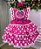 Vestido Junino Quermesse do Coração Pink - Imagem 1