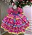 Vestido Junino Quadrilha São João Chique Pink - Imagem 3
