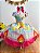 Vestido Infantil Junino Festa São João Xadrez Colorido - Imagem 1