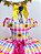 Vestido Infantil Junino Arraiá Festa São João Xadrez Rosa - Imagem 3