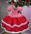 Vestido Junino Luxo Vermelho - Imagem 3