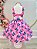 Vestido Infantil Lilo Stitch e Angel com Laço Rosa - Imagem 6