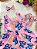 Vestido Infantil Rosa Lilo Stitch e Angel com Laço - Imagem 5