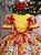 Vestido Junino Quermesse de Luxo Amarelo - Imagem 4