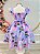 Vestido Infantil Lilo Stitch e Angel com Laço Lilás - Imagem 3