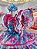 Vestido Infantil Junino Festa Caipira Pink e Azul Florido - Imagem 4