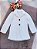 Casaco Infantil Pelúcia Forrado Off White Brilho e Botões - Imagem 9