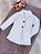 Casaco Infantil Pelúcia Forrado Off White Brilho e Botões - Imagem 7