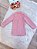 Casaco Infantil de Pelúcia Forrado Rosa Brilho e Botões - Imagem 6