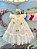 Vestido Infantil Bebê Marfim Jardim Encantado Luxo - Imagem 1