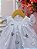 Vestido Infantil Bebê Branco Jardim Encantado Luxo - Imagem 2