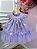 Vestido Infantil Bebê Lilás Jardim Encantado Luxo - Imagem 1