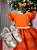 Vestido Infantil Terracota Glitter Festa Luxo - Imagem 5