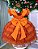 Vestido Infantil Terracota Glitter Festa Luxo - Imagem 6