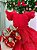 Vestido Infantil Vermelho Glitter Festa Luxo - Imagem 2