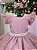 Vestido Infantil Rose Glitter Festa Luxo - Imagem 4