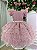 Vestido Infantil Rose Glitter Festa Luxo - Imagem 1