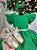 Vestido Infantil Verde Bandeira Glitter Festa Luxo - Imagem 3