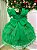 Vestido Infantil Verde Bandeira Glitter Festa Luxo - Imagem 2