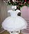 Vestido Infantil Branco com Apliques Strass - Imagem 5