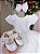Vestido Infantil Branco com Cinto de Pérolas - Imagem 2