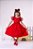 Vestido Infantil Vermelho Festa Luxo - Imagem 7