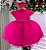 Vestido Rosa Pink Luxo Infantil - Imagem 1